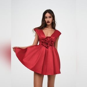 For Love & Lemons Rose Mini Dress sz XS